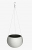 Горшок подвесной Жемчужина 9,7л.(4л вкладыш) белый М8724